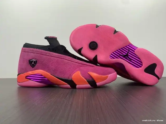 Rep Shocking DH4121-600 14 Pink Retro Jordan Low (W) 0419